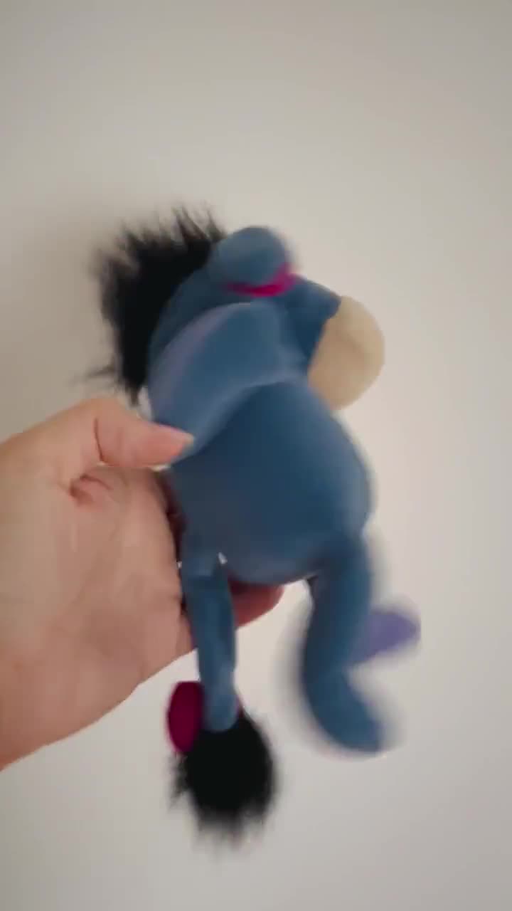 ヴィンテージ ディズニー イーヨー ぬいぐるみ ロバ 23 cm ブルー