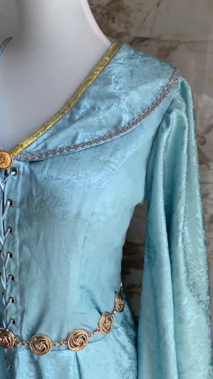 Helaena Targaryen Dress Blue Outfits Cosplay Costume