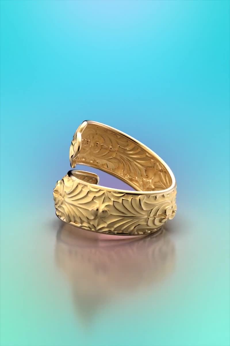 Lockit ring, yellow gold - Q9F64G