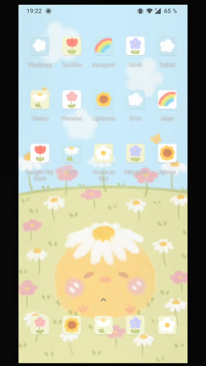 Kawaii App Icon Pack + Wallpapers for iOS and Android / Cute App icon pack  phone/iPhone / Kawaii icon set / App Icon Pack + Wallpapers