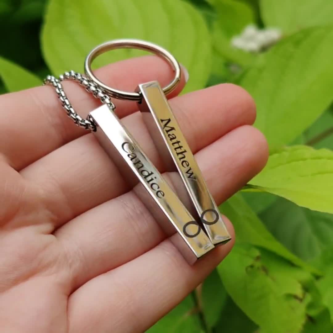 Portachiavi coppia carina nome personalizzato come regalo di anniversario  amore portachiavi personalizzato portachiavi originale portachiavi per  fidanzato - AliExpress