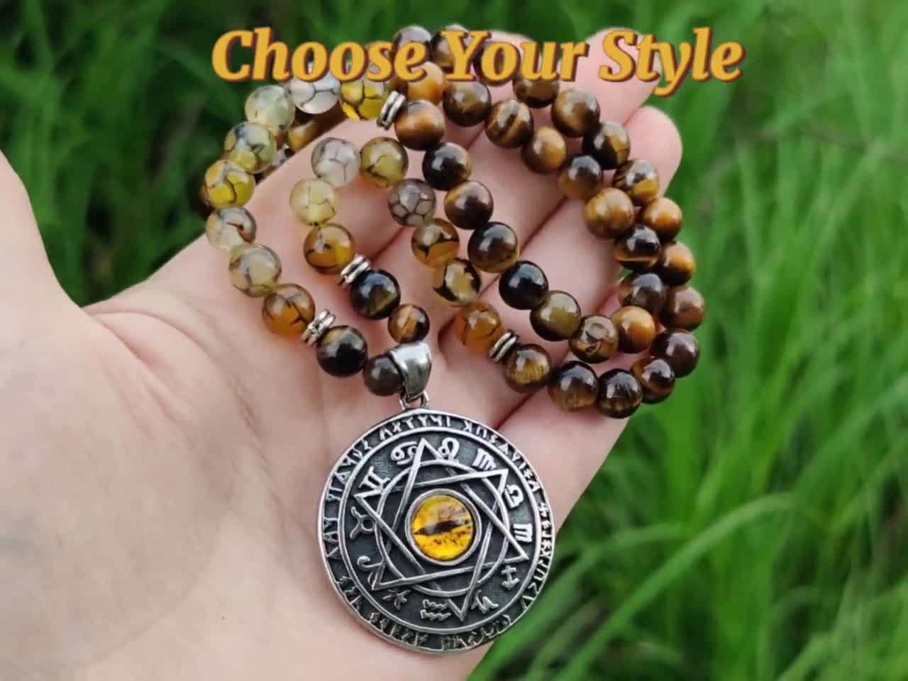 Kkjoy Collana Albero Della Vita Con Stella Di David - Acciaio Inox - Gioiello Spirituale Per Uomo E Donna