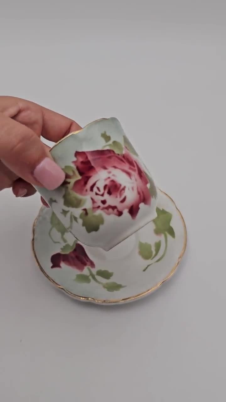Lot tasses à café vintage Lunéville K&G - Arts de la table