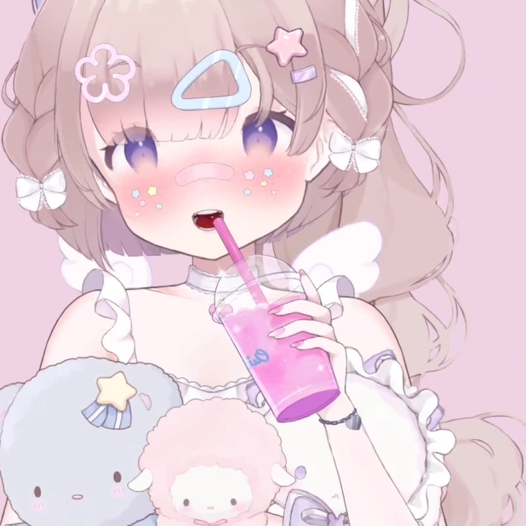 VTuber Asset | Rigged Cherry Crush Slush