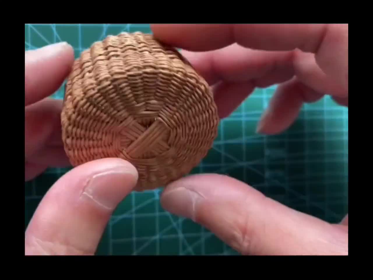 0090 米粒サイズ dollhouse miniature baskets 0090 米粒サイズ dollhouse miniature baskets Handmade Rattan