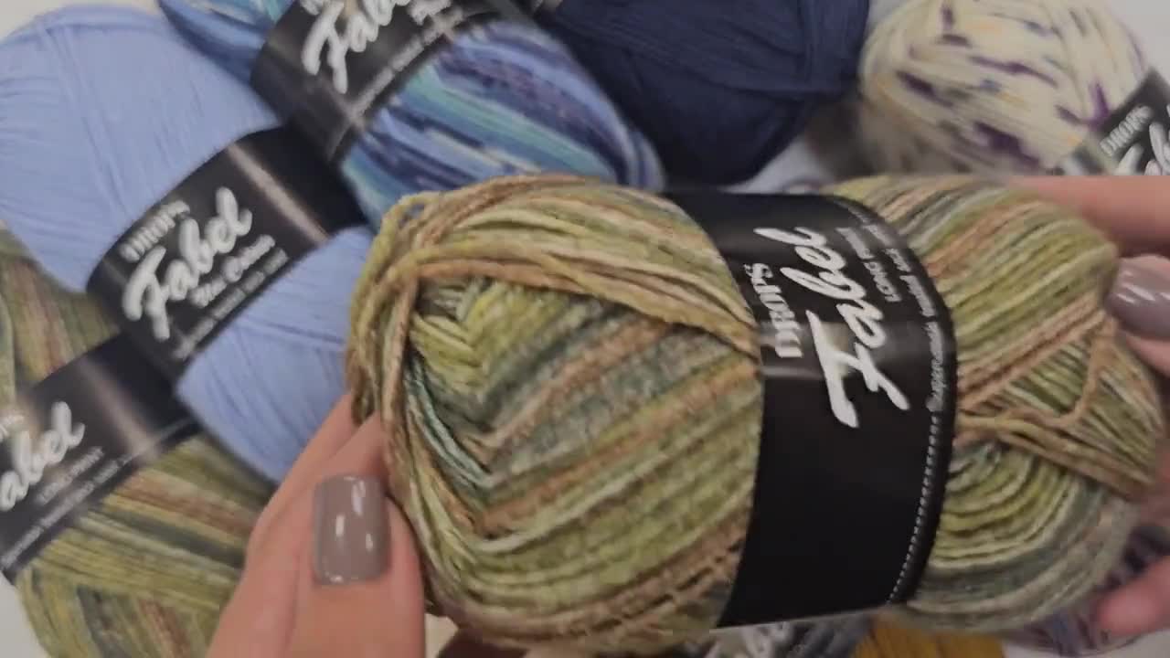 Drops Fabel Superwash Sock Yarn, Fingering Weight, Gradient Yarn