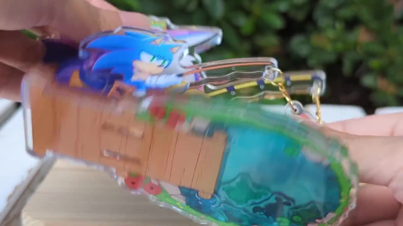 Sonic and Big Fishing Shaker Standee - Etsy