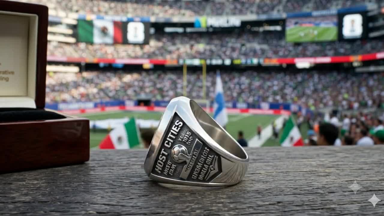 2026 FIFA World Cup Championship Ring, North America Soccer Fan