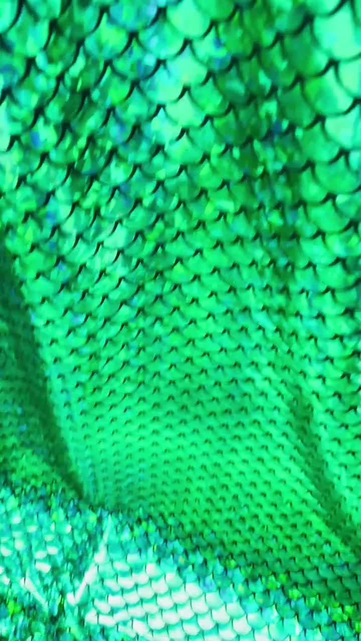 New Iridescent Four Tone Fish Mermaid Scale Fabric on Black Spandex Fabric  Sold by Yard Fish Scales Iridecent not Washable -  Canada