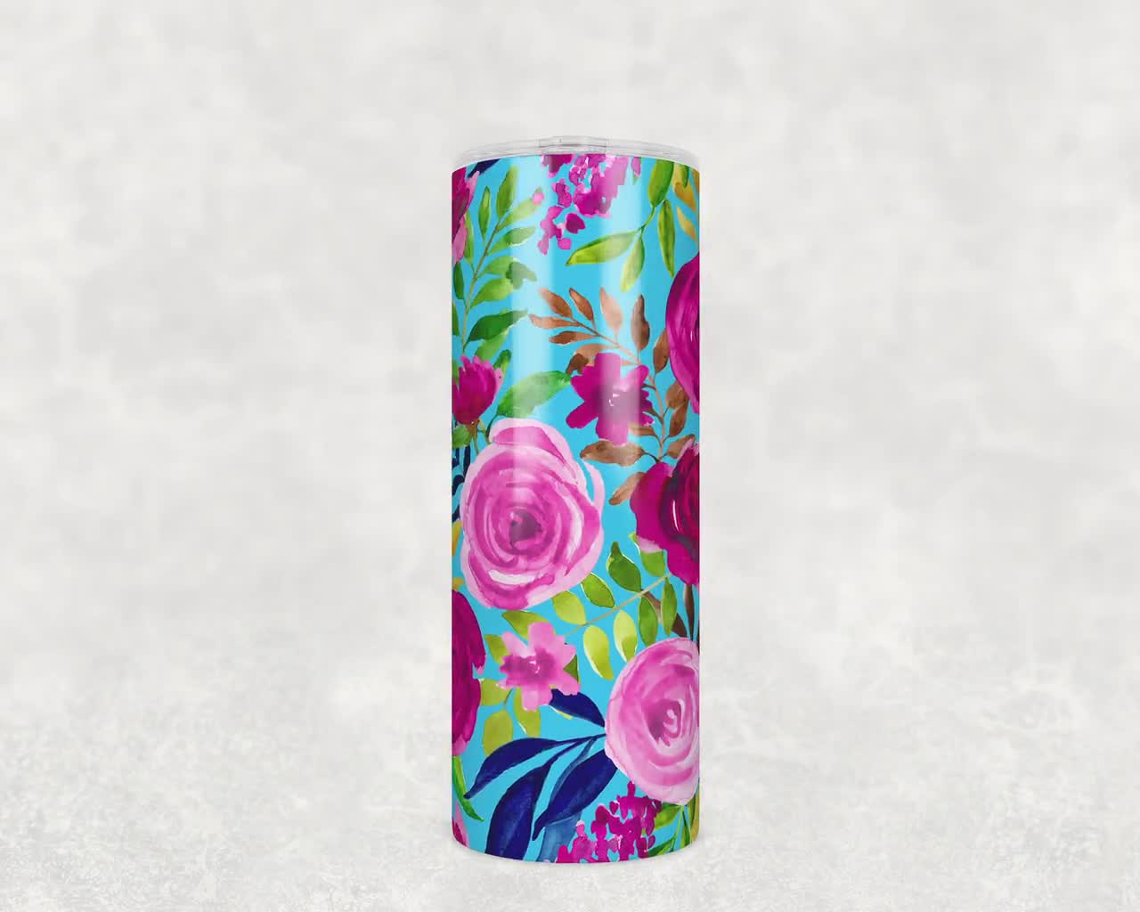 Floral Mama Seamless 20oz Sublimation Tumbler, Mothers Day