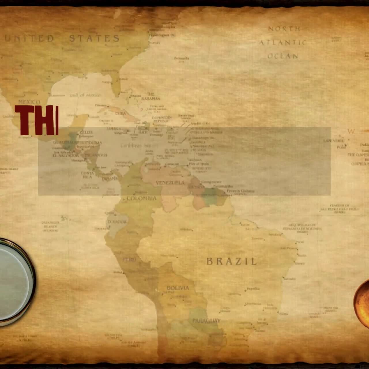 新しく正確な世界地図（1627-1651） – ジョン・スピード複製