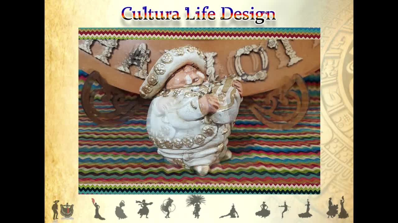 Vintage Mexican Mariachi Figurines – Set of 7 – Folk Art Decor, Choose Size  \u0026 Color, image size:1280x720