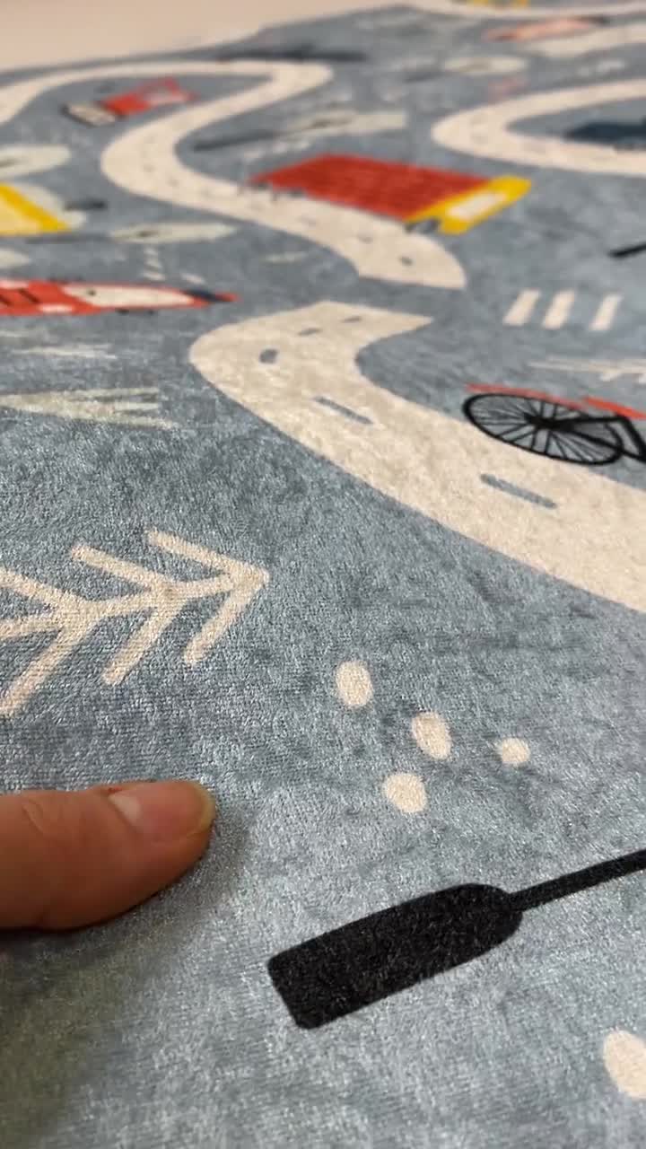 Mountain Landscape Kids Rug, Soft Nursery Playroom Carpet - Etsy