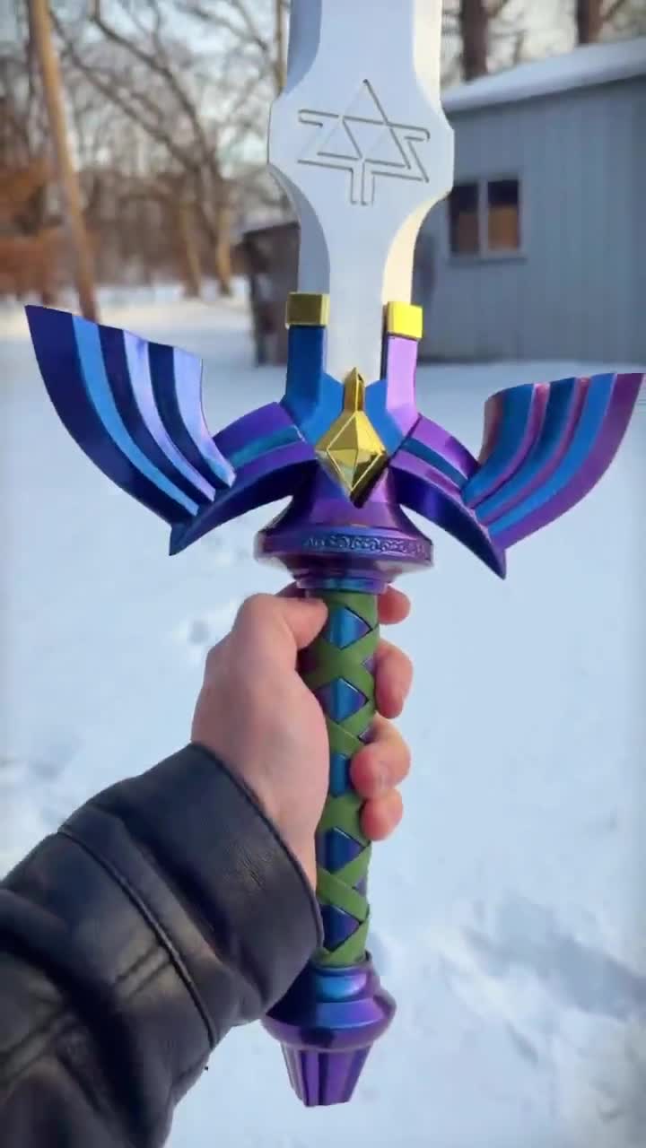 Zelda Master Sword V3 Life Size Metal Replica, Breath of the Wild