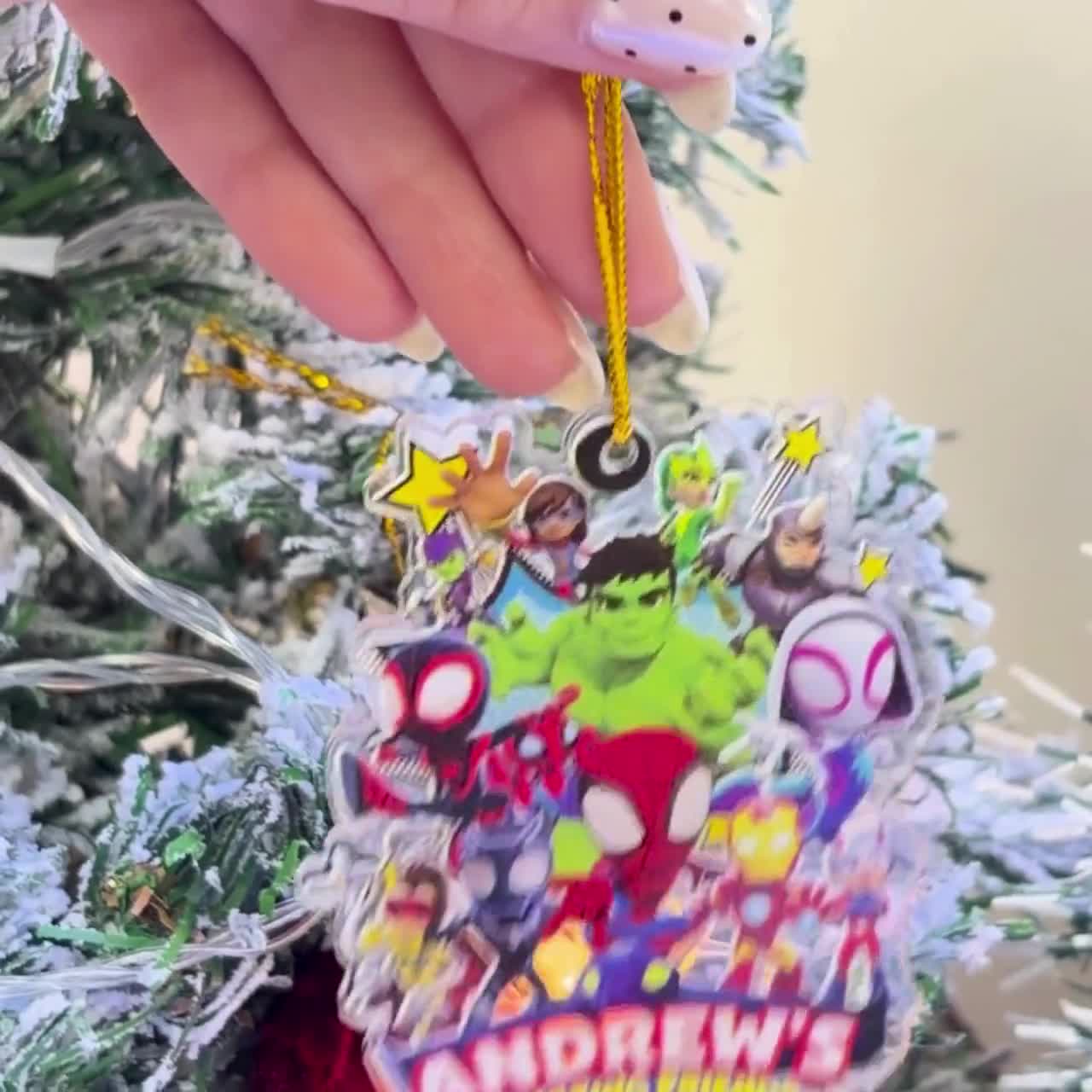 Personalized Ball Python Christmas Ornament, Custom Reptile Lover Gift, Snake Holiday Tree Decor JCTW22 video poster