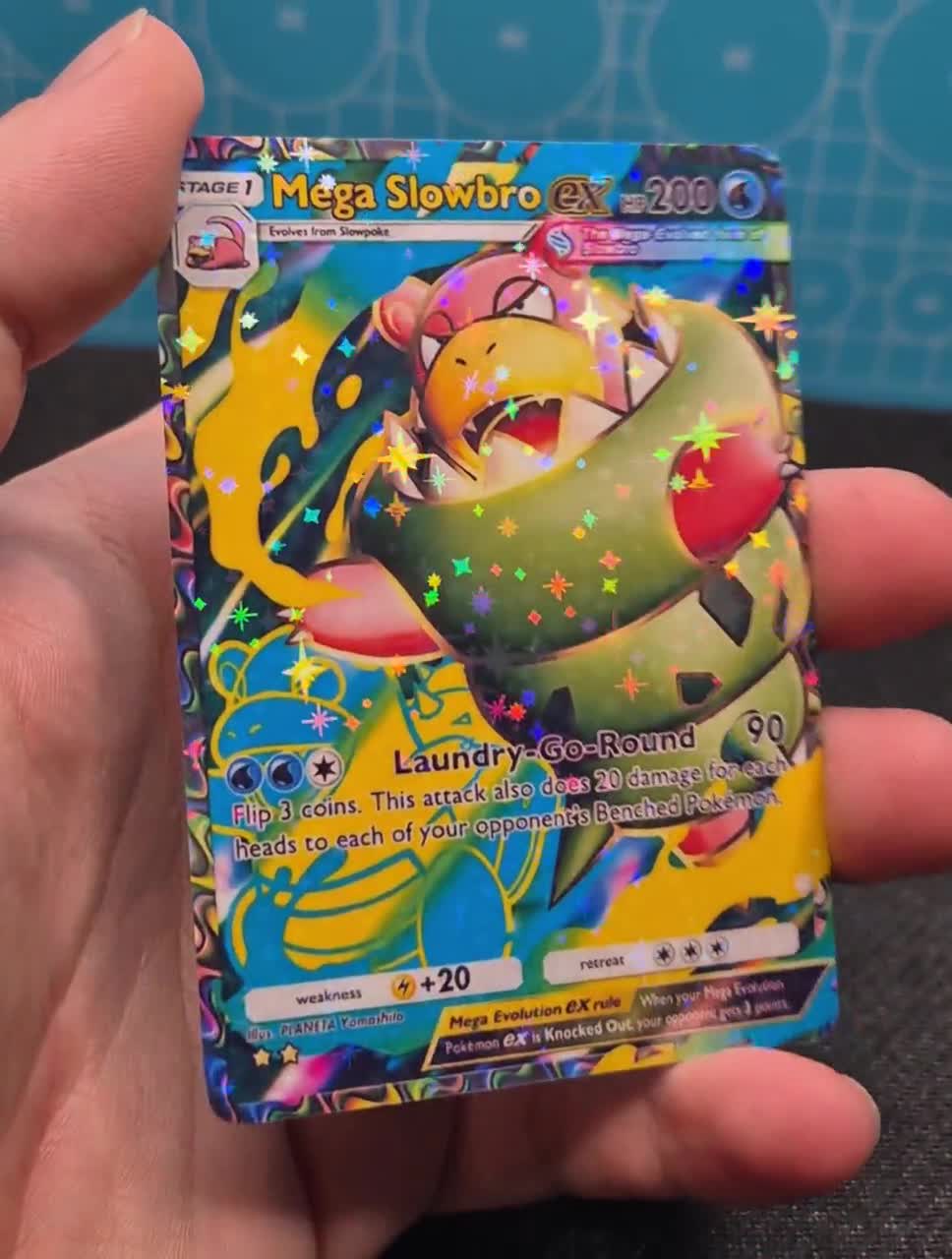 slowbro ex pokemon card Mega Slowbro EX B2b / Mega Shine / Pokemon tcg quality custom card