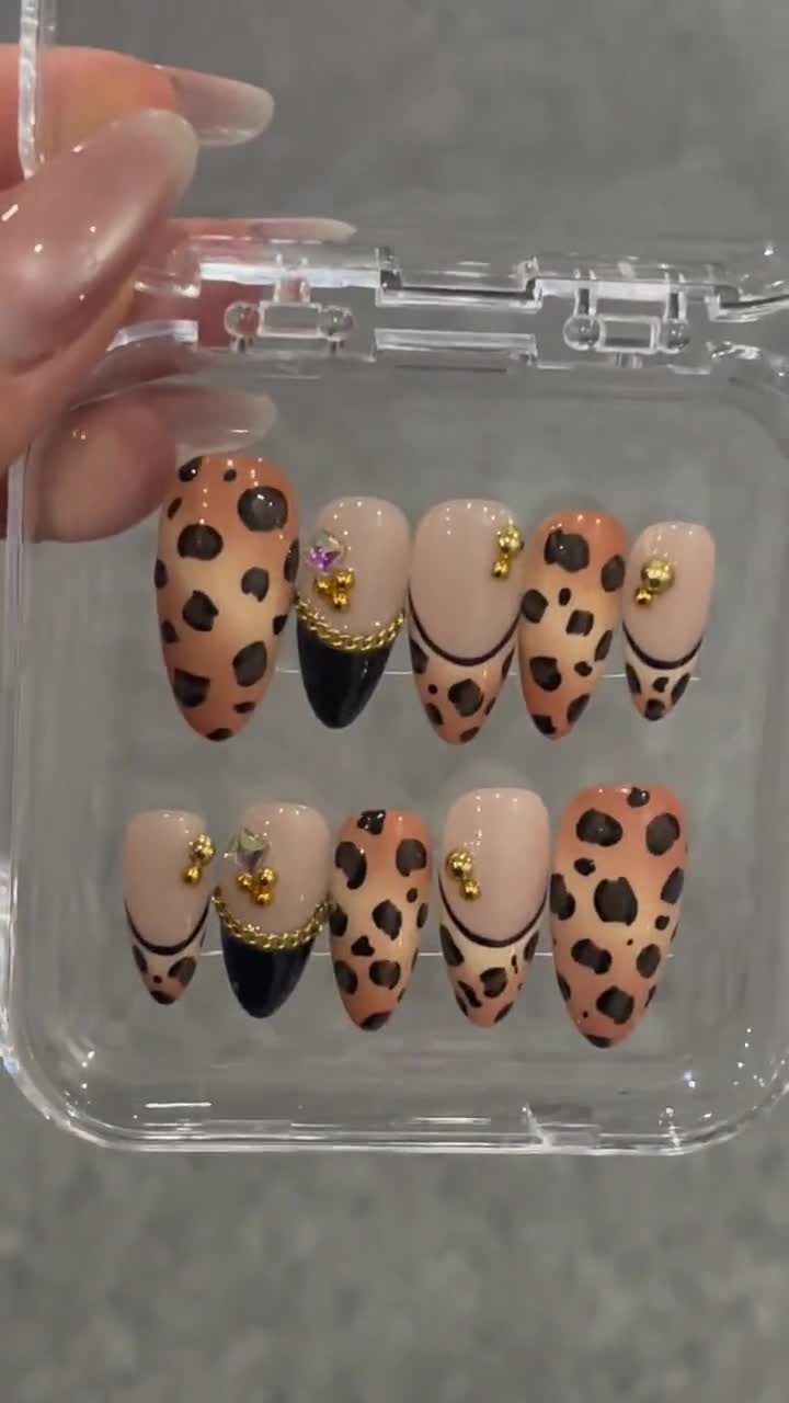 Y2K Red Kiss Mark Press On Nails: 3D Glossy Swirl Star Coquette Luxury Gift video poster