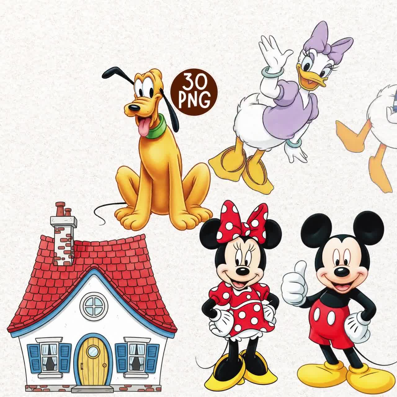 クラシックなミッキーミニーマウスのクリップアート、ミッキー