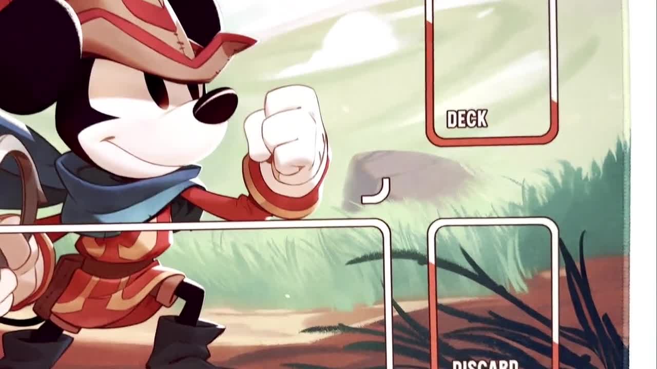 Tapete de juego Lorcana TCG - El valiente Mickey Mouse - 600 x 350 mm -  Juego de cartas coleccionables, image size:1280x720