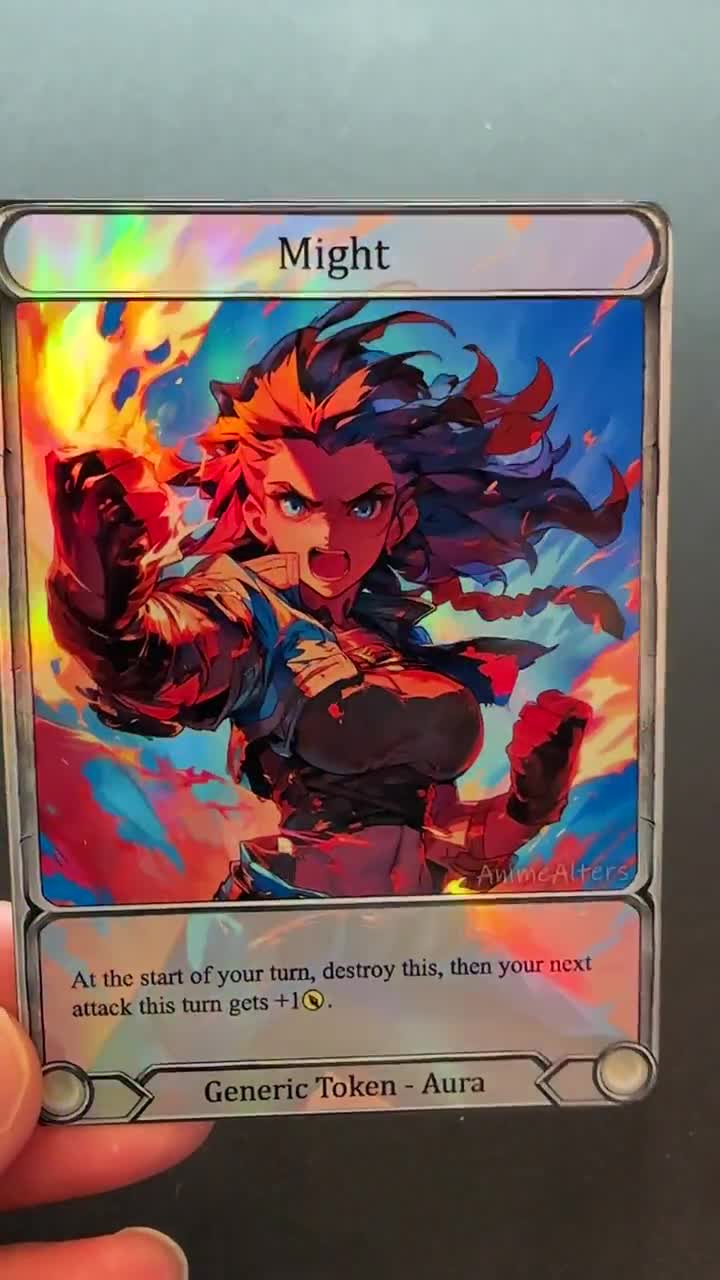 Might - Token Alter - Flesh and Blood TCG - Etsy