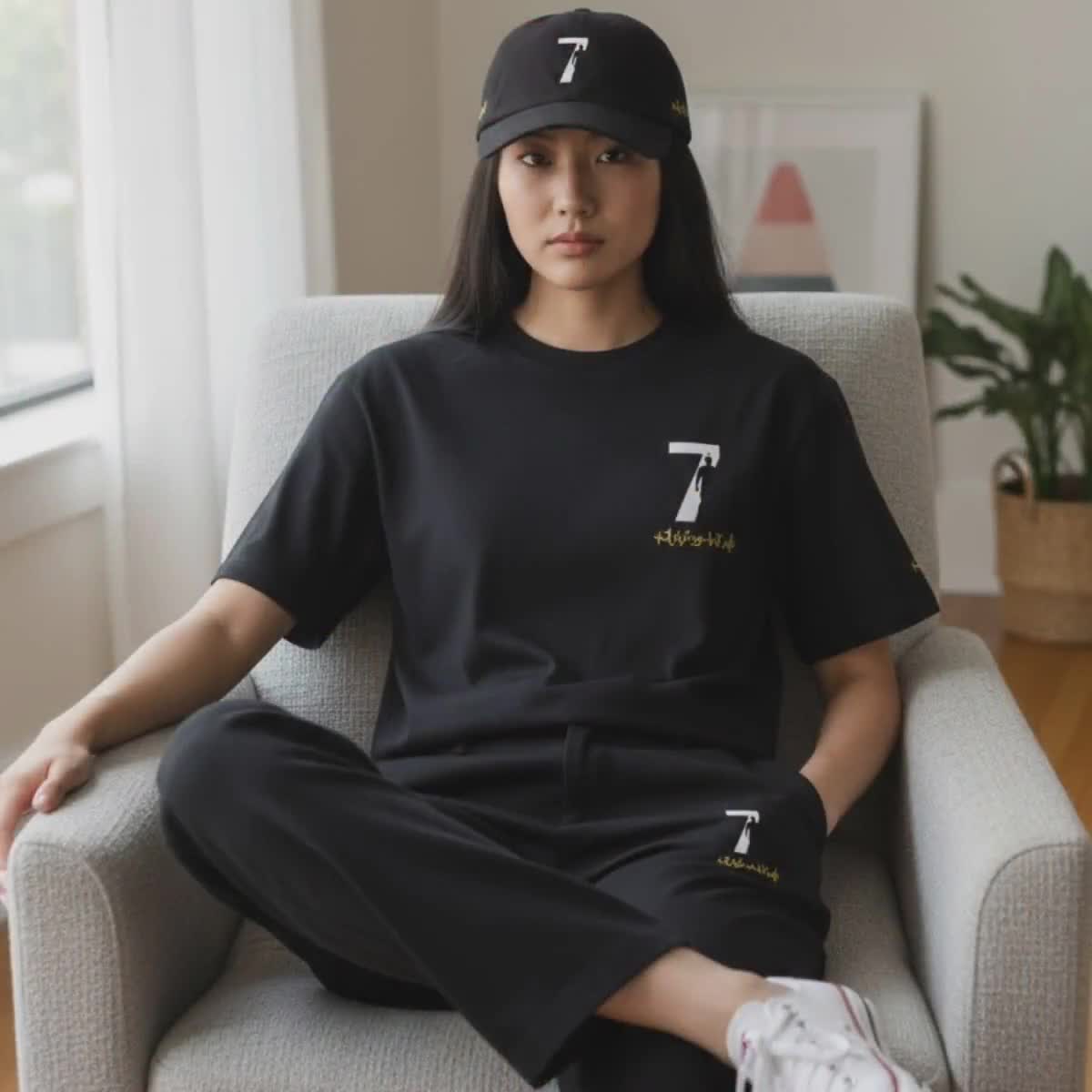 Gorra de fútbol bordada con silueta de patín GOAT del Real Madrid, Portugal video poster