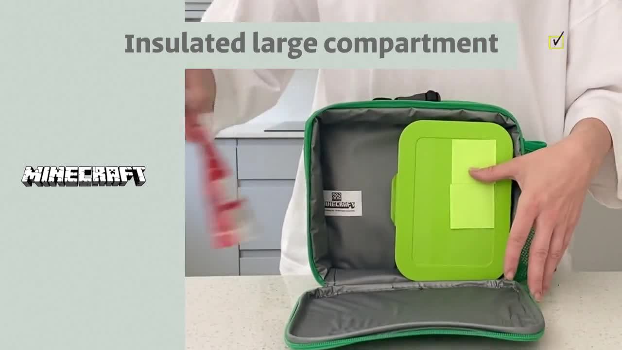 lunch box minecraft mod Amazon.com: Minecraft Insulated Lunch Bag for Kids Creeper Lunchbox for  Boys School Supplies Food Carrier Snacks Picnic Beach Days Travel Gamer  Gifts for Kids (Black) : Home & Kitchen main image 0