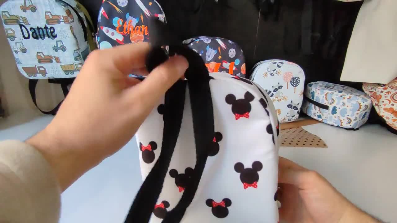 Toddler Small Backpack Girl, Disneyland Trip Small Backpack, Minnie Mouse Backpack, Kid Backpack, Mini Bag Preschool video poster