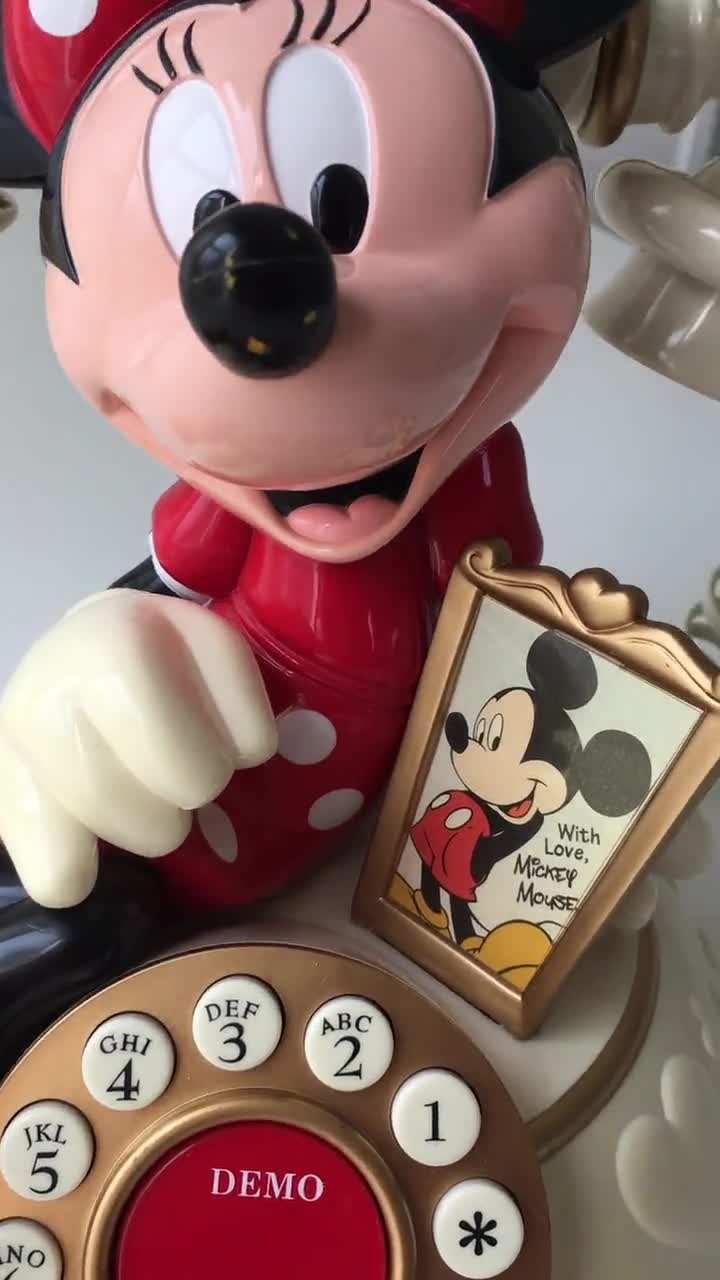 Deals Disney's vintage collectible mickey mouse talking rotary phone