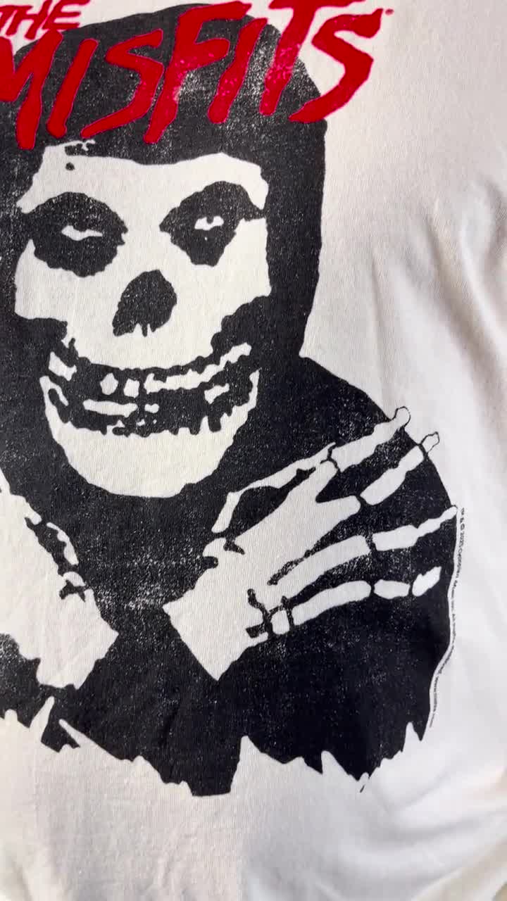 Misfits Cross Hands Graphic Tee: Officially Licensed Horror Punk T