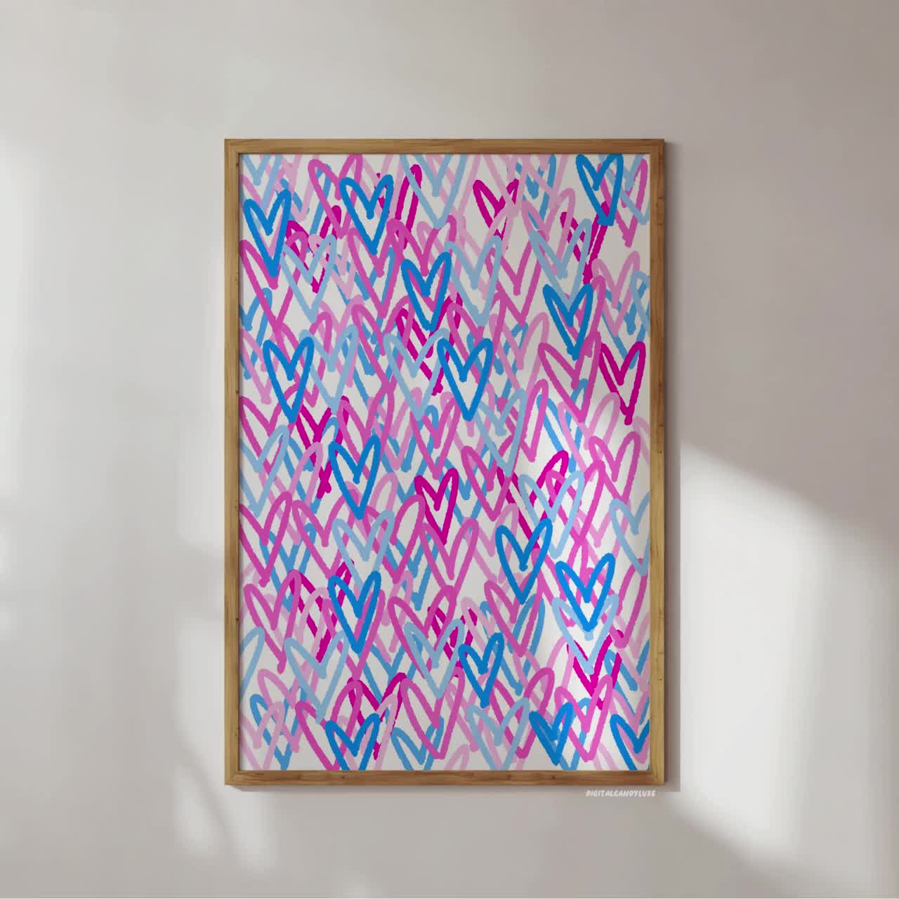 Pink And Blue Wall Art Prints Set Of 8 Trendy Prints Pink Wall Art Preppy Aesthetic Dorm Decor Posters Digital Print Printable Art Girly video poster