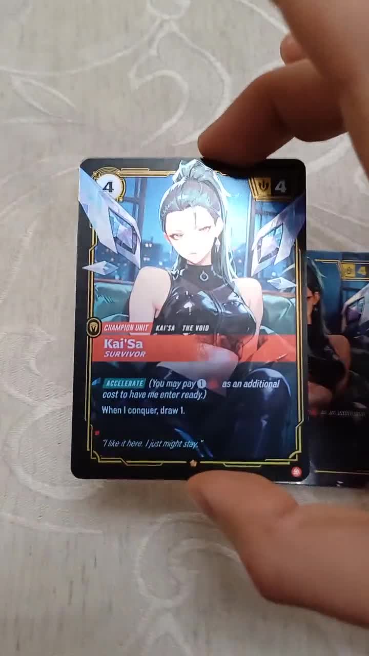 Kai'sa Survivor — Riftbound Proxy Card - Etsy Hong Kong
