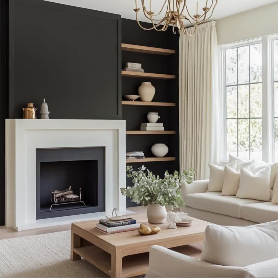 DARK OLIVE Whole House Paint Palette Best Dark Green Bedroom Moody