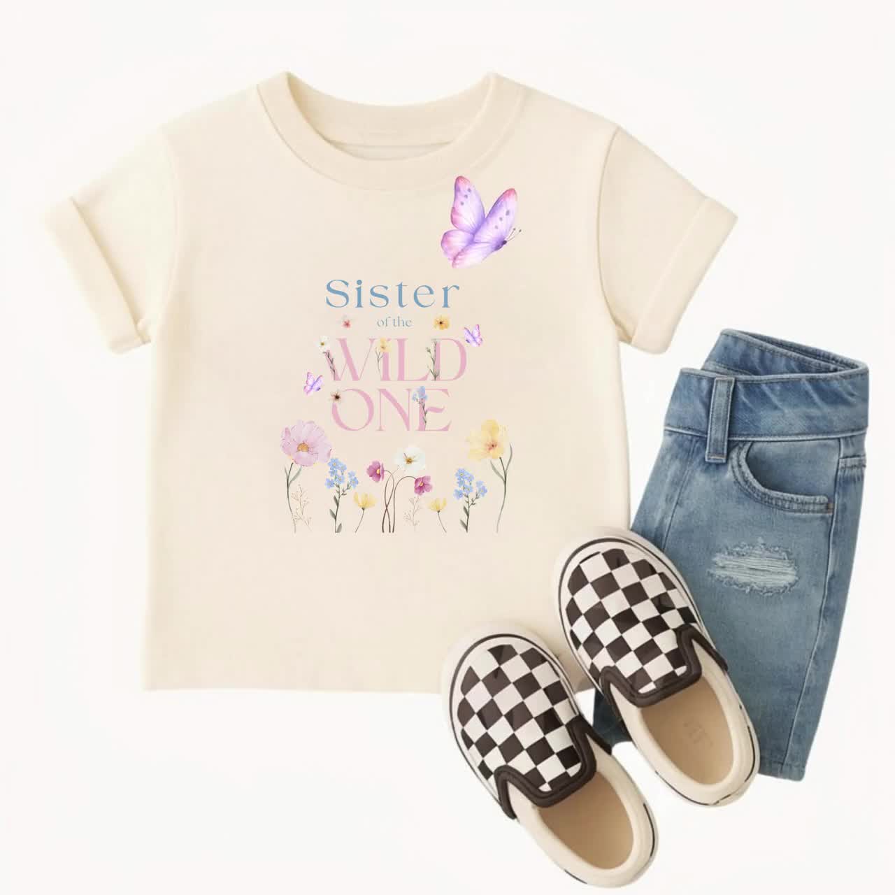 Wild One Wildflower, 1st Birthday Girl Shirts for Family Wildflower, Birthday Outfit Floral 1st Birthday Boho Wildflower Family video poster