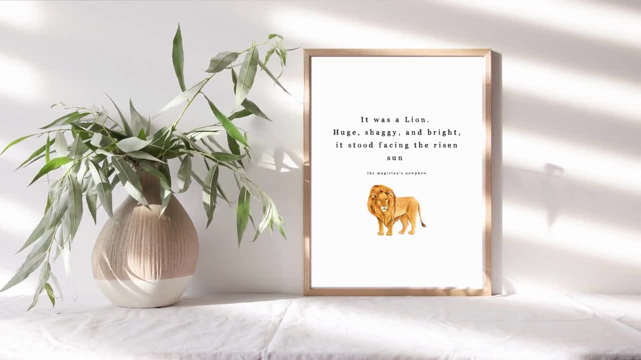 Official Narnia on X: More wise words from Aslan, in The Magician's  Nephew. #Narnia  / X