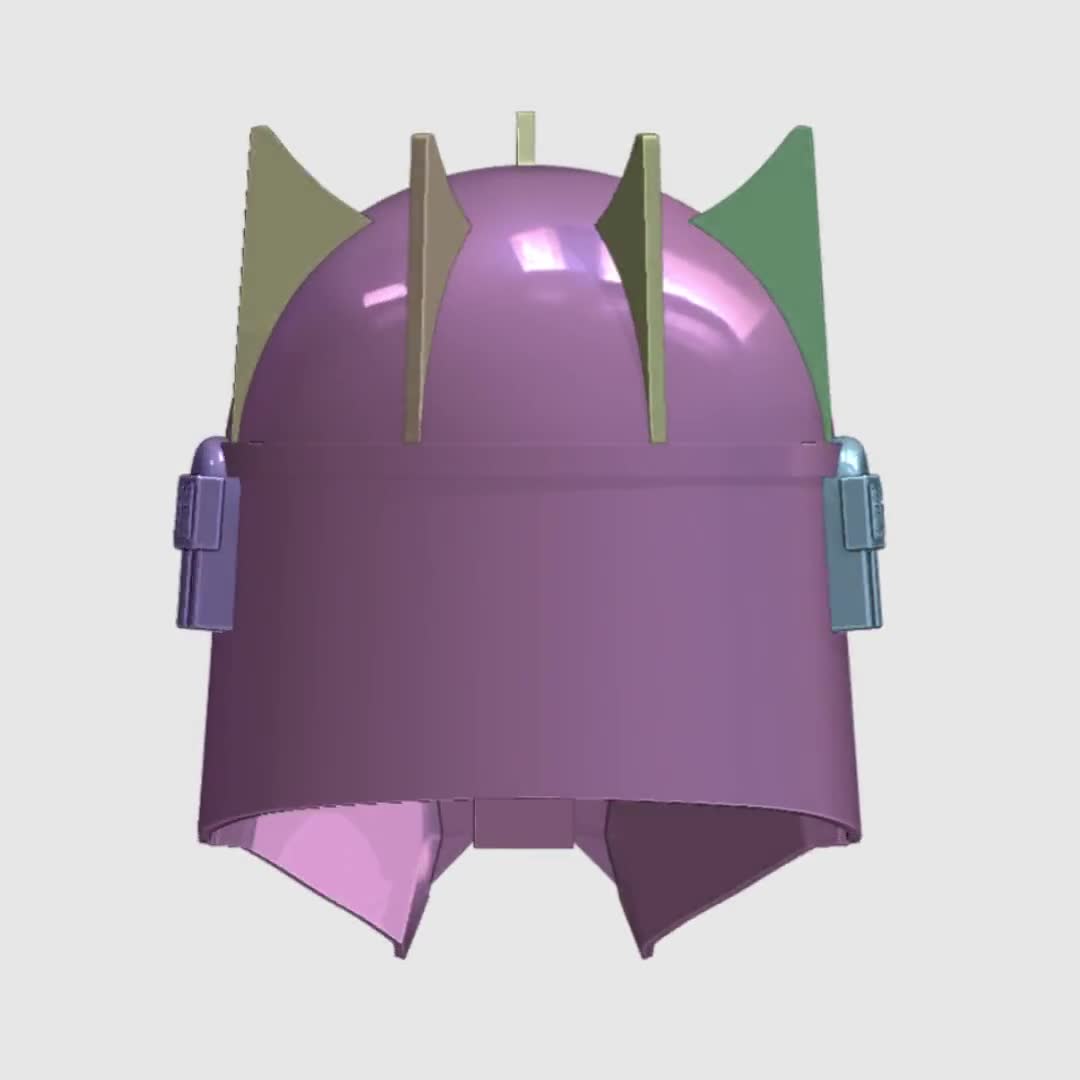 Moff Gideon Helmet 3D Model | Star Wars Cosplay Helmet Print Model