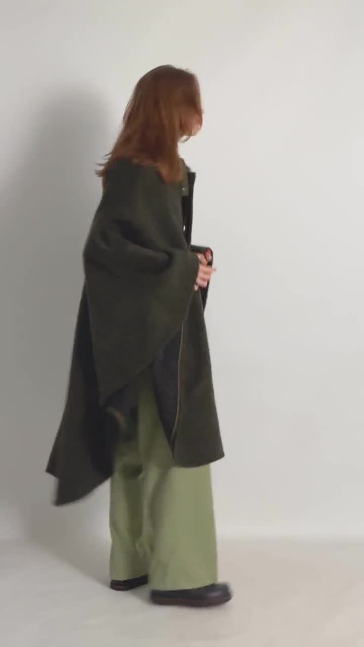 Toga Archives X H&M Wool Cape Jacket Scarf Size M | eBay