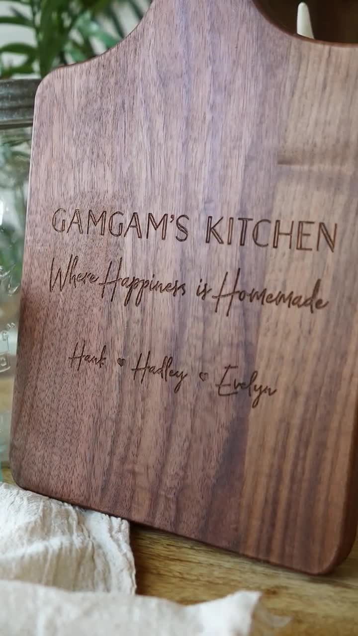 Personalized Gift for Mom Christmas Gift Idea Cutting Board Thank