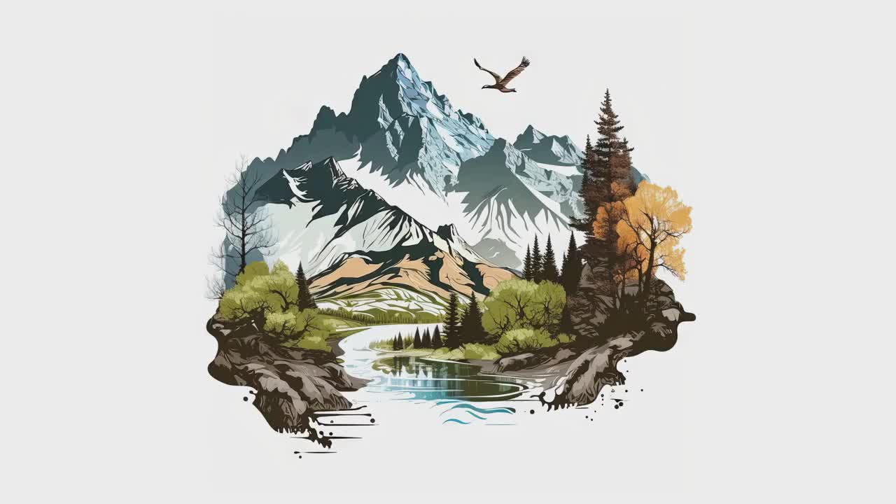 River Drawing PNG Transparent Images Free Download | Vector Files | Pngtree
