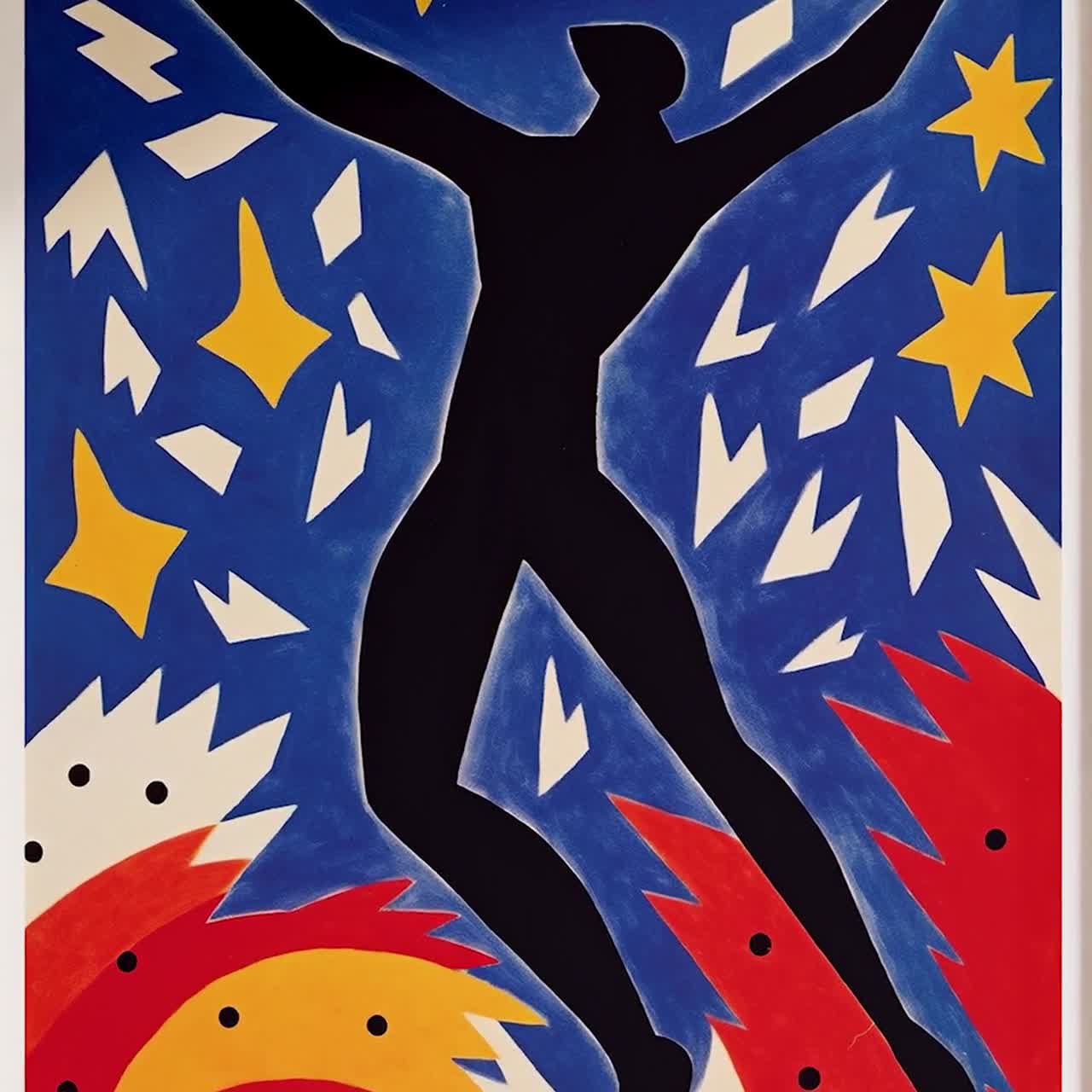 アンリ・マティスの「イカロス」の絵画、ブルー・マティスの版画