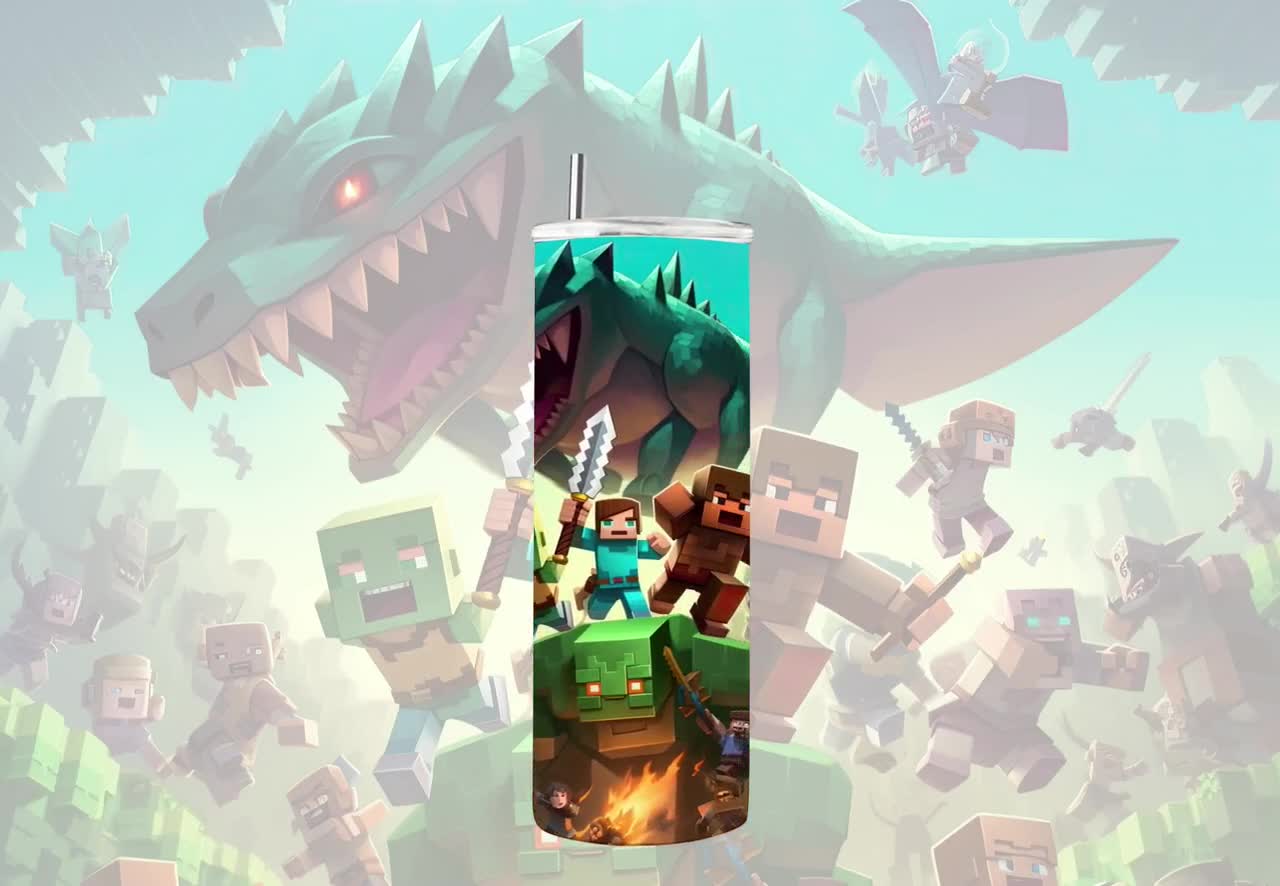 Minecraft Tumbler Wrap PNG, Creeper 20oz Skinny Tumbler Design, Sublimation  Designs PNG File - TheDigitalSVG