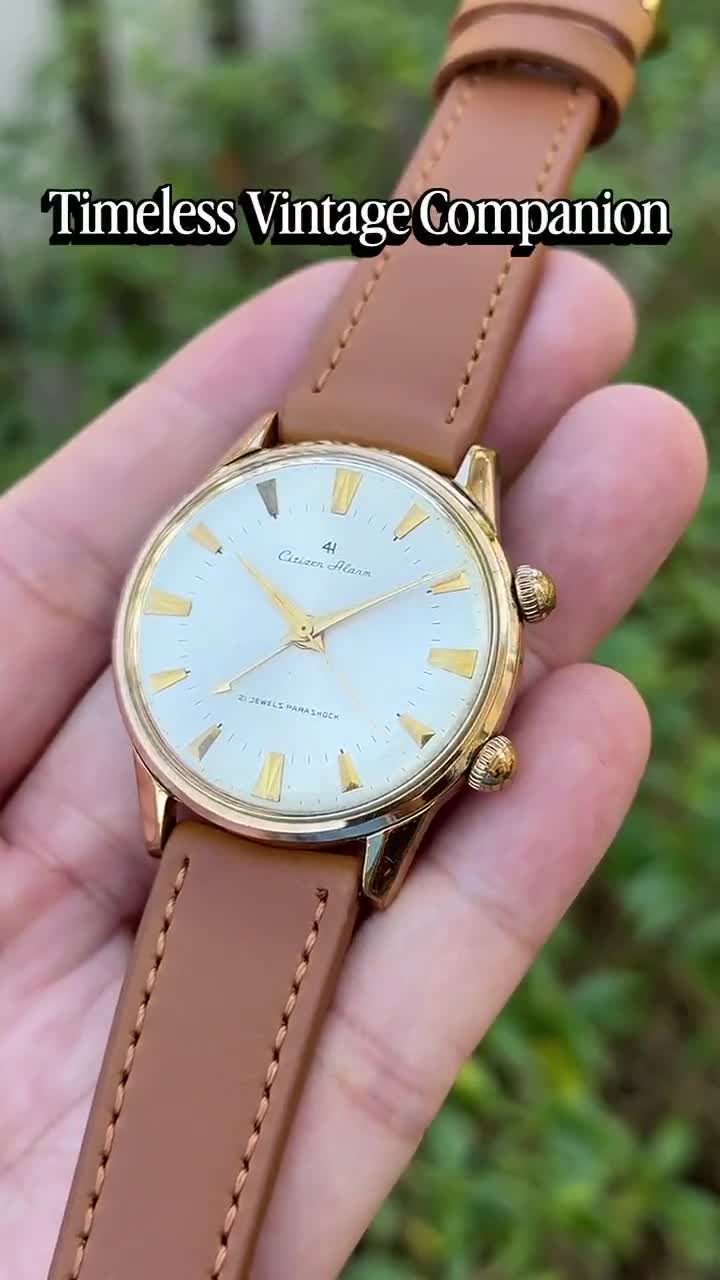 Vintage Citizen Alarm 4H Para Shock – 1963 Mechanical Men's Watch