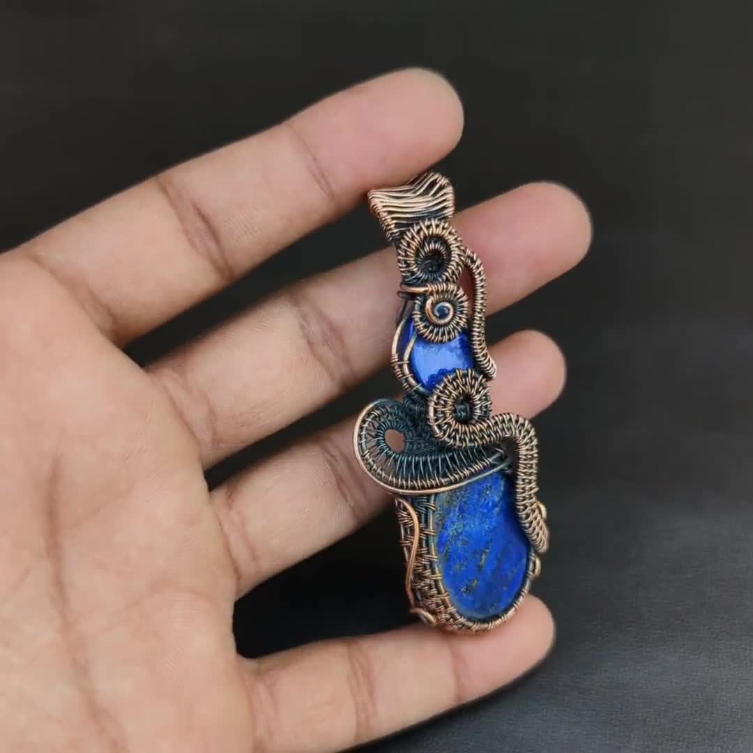 Lapis lazuli hanger - Maaike Kerstens