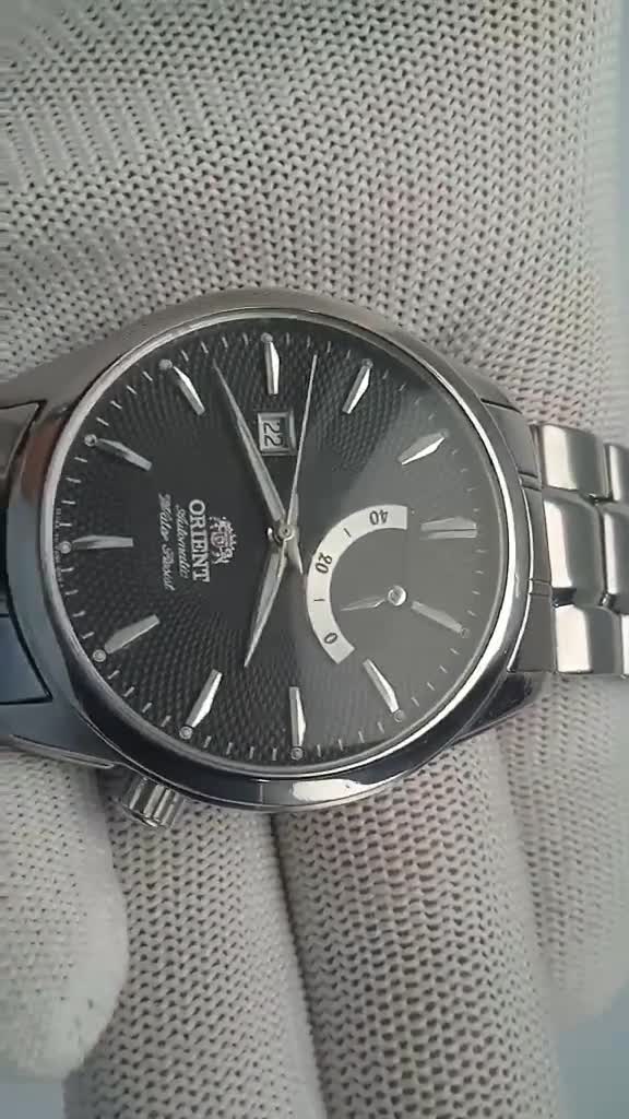 Vintage Orient Automatic Watch, Black Power Reserve Dial - Etsy