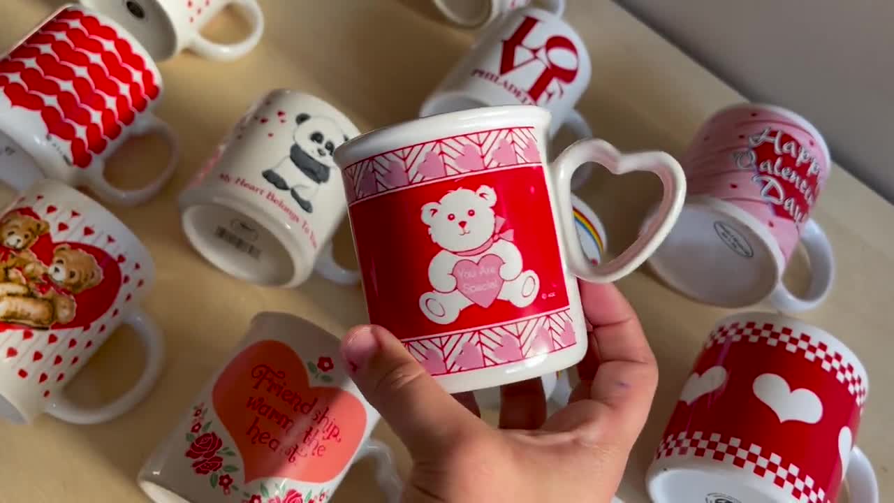 Retro Valentines Day Cups – Mama's Ragz
