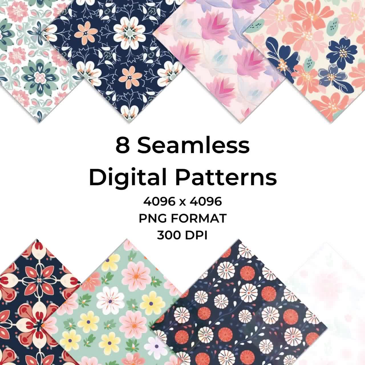 Mugunghwa Korean National Flower Seamless Patterns Floral - Etsy