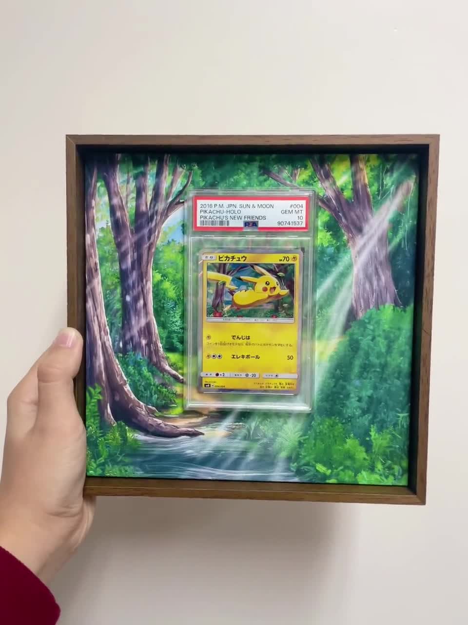 Pikachu & Zekrom GX #SM168 Tag Team Promo | Pokemon Card Display