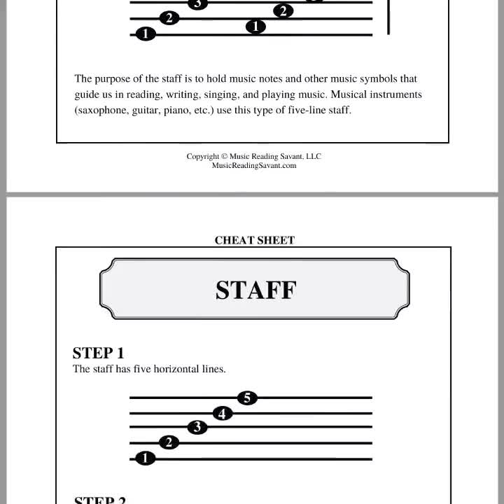 Get Your Free Music Staff Paper - Music Reading Savant