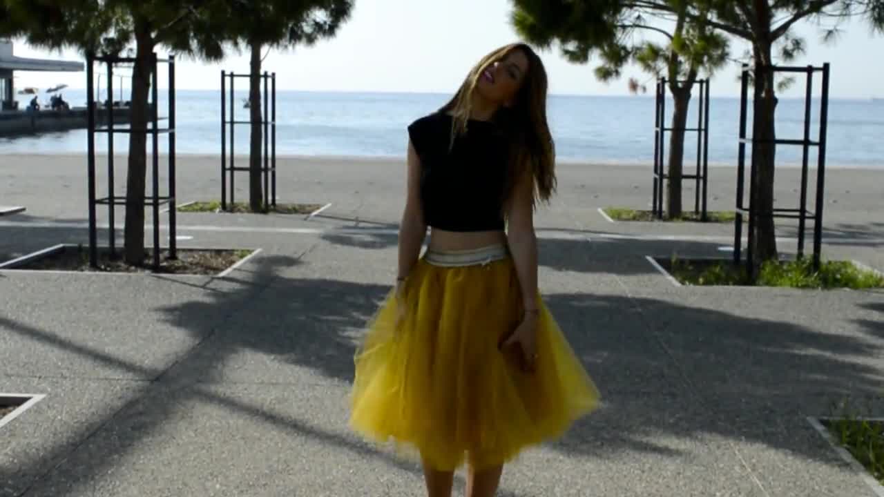 Mustard shop tutu skirt