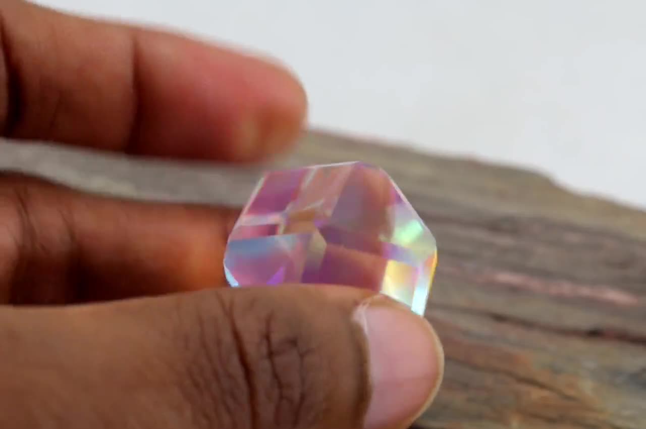 Rainbow Color Mystic Topaz Gemstone Natural Mystic Topaz Loose