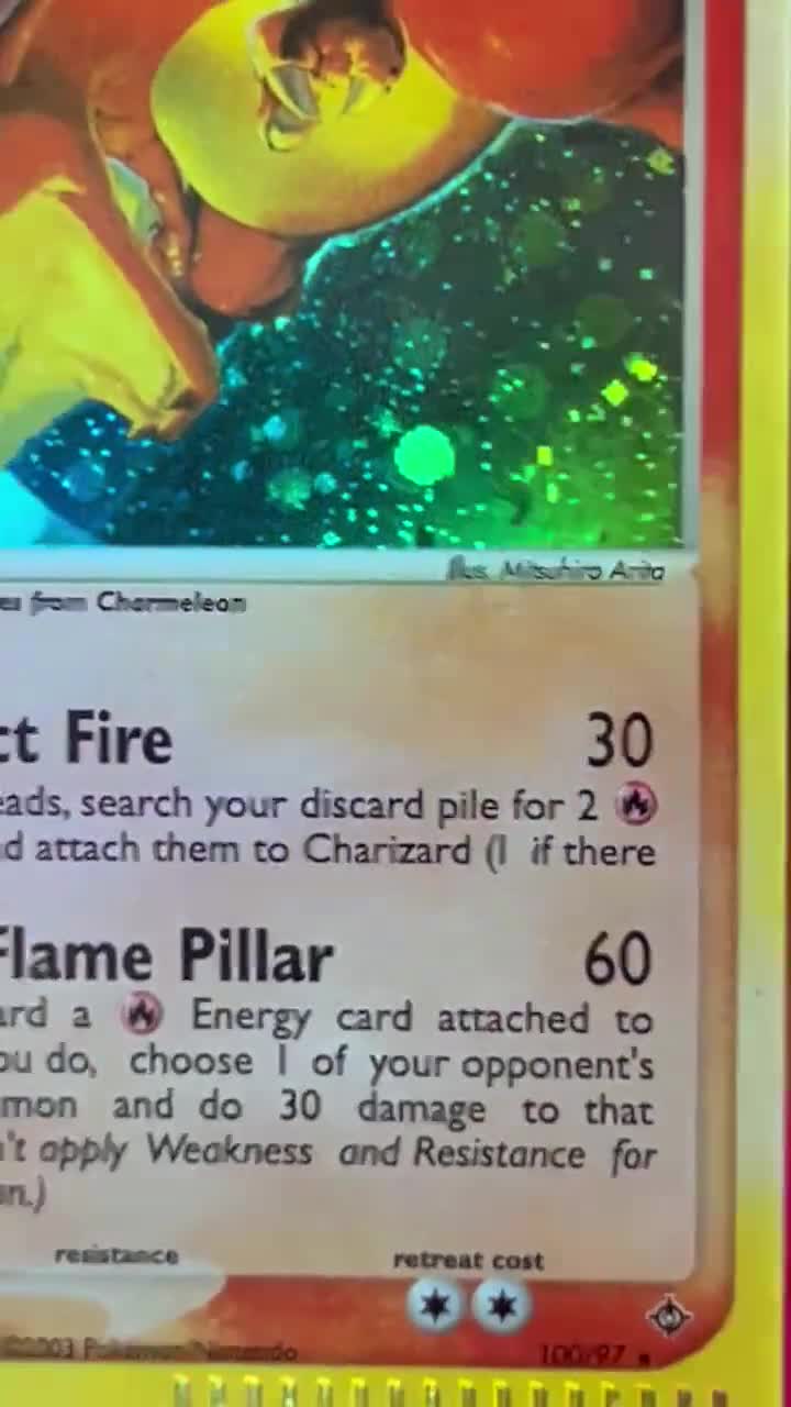 Holo Charizard 100/97 EX Dragon Pokemon Card E Series Holographic